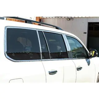 Complete raamomlijsting en stijllijsten (RVS) Lexus LX570/450d 2008–2022 foto 2