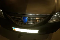 Dacia Logan MCV 2004–2014 RVS sierlijsten voor de voorgrille 2004-2008 foto 3