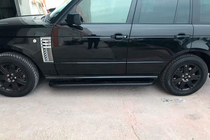 Range Rover III L322 2002–2012 Side steps Tayga Black (2 stuks, aluminium) foto 5