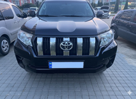 Toyota Land Cruiser Prado 150 2009–2023 Chromen grillelijsten (2017-2023) foto 1