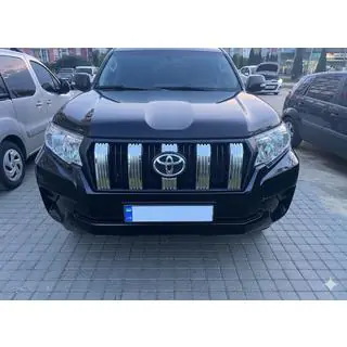 Chromen grillelijsten (2017-2023) Toyota Land Cruiser Prado 150 2009–2023 foto 1