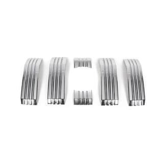 Chromen grillelijsten (2017-2023) Toyota Land Cruiser Prado 150 2009–2023 foto 3