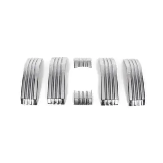 Chromen grillelijsten (2017-2023) Toyota Land Cruiser Prado 150 2009–2023 foto 3