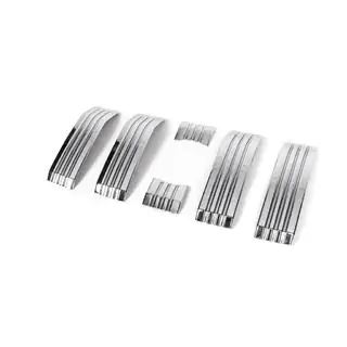Chromen grillelijsten (2017-2023) Toyota Land Cruiser Prado 150 2009–2023 foto 2