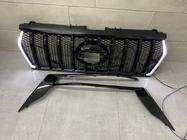 Toyota Land Cruiser Prado 150 2009–2023 Radiatorgrille 2017↗ LED (Zeus Black, met Black wenkbrauwen) foto 5