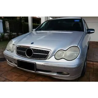 Voorgrille Diamond Silver Mercedes C-Klasse W203 2000–2007 foto 1