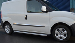 Fiat Doblo II 2010–2022 Deurstrip (set van 4, RVS) Carmos - Turks staal foto 3