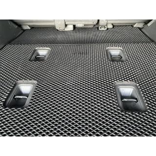 Bagageruimtemat 2 stuks (EVA, 7 zitplaatsen, zwart) Toyota Land Cruiser 200 2007–2021 foto 3