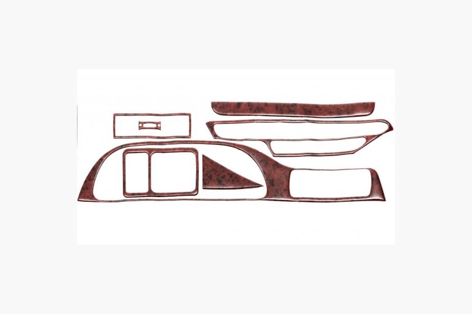 Peugeot Expert 1995–2007 UITVERKOOP! Dashboard sierlijsten (houtlook) Image