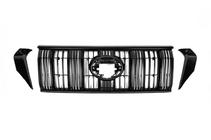 Toyota Land Cruiser Prado 150 2009–2023 Radiateurgrille 2017↗ zwart OEM (met korte lamellen) foto 1
