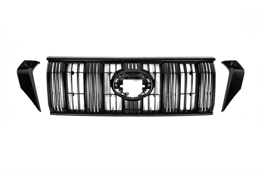 Toyota Land Cruiser Prado 150 2009–2023 Radiateurgrille 2017↗ zwart OEM (met korte lamellen) Image