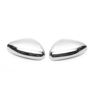 Chrom spiegelkappen (2 stuks, RVS) foto 4