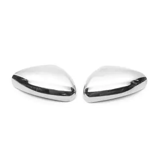 Chrom spiegelkappen (2 stuks, RVS) foto 4