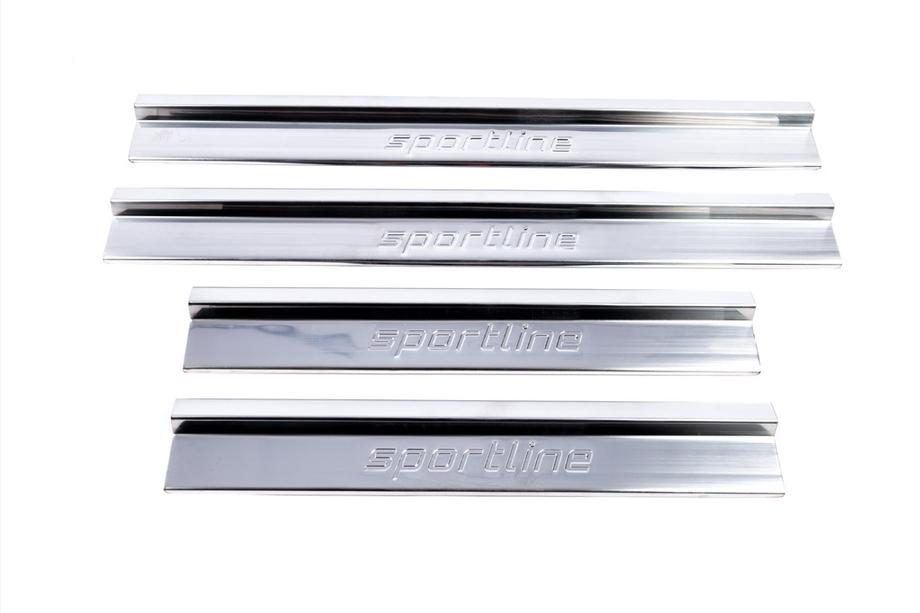Mercedes E-class W124 1984–1997 Instaplijsten voor binnendorpels V1 (4 stuks, RVS) Foto 4