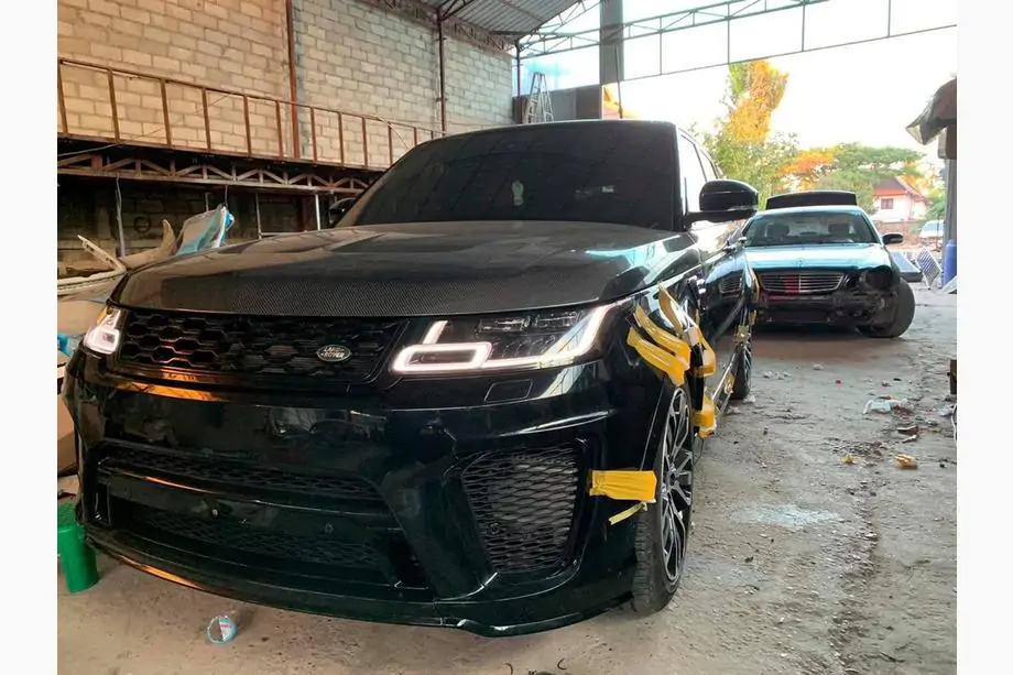 Range Rover Sport 2014–2022 Motorkap SVR (carbon) Foto 5