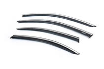 Skoda Superb 2015–2024 Raamdeflectoren met chromen sierlijst SD (4 stuks, Niken) foto 5