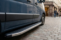 Renault Master 2011–2023 Side steps BlackLine (2 stuks, aluminium) foto 1