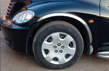 Chrysler PT Cruiser 2000–2010 RVS wielkastlijsten (set van 4 stuks) foto 2