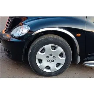 RVS wielkastlijsten (set van 4 stuks) Chrysler PT Cruiser 2000–2010 foto 2