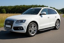 Audi Q5 2008–2017 Bosphorus Grey zijsteps (set van 2, aluminium) foto 1