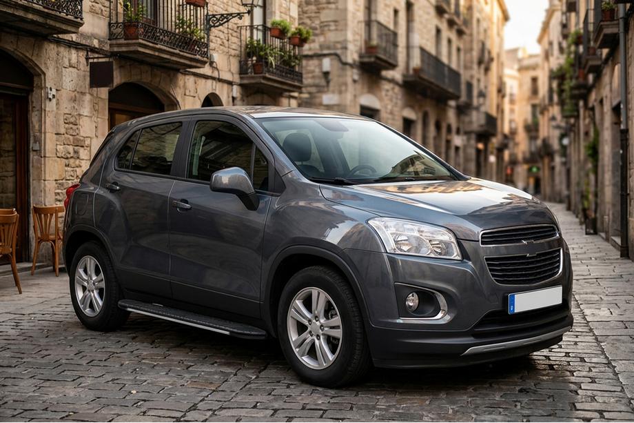 Chevrolet Trax 2012–2023 Bosphorus Grey zijsteps (set van 2, aluminium) Image