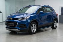 Chevrolet Trax 2012–2023 Maya Blue zijtreden (2 stuks, aluminium) foto 1