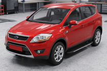 Ford Kuga 2008–2013 Bosphorus Grey zijsteps (set van 2, aluminium) foto 1