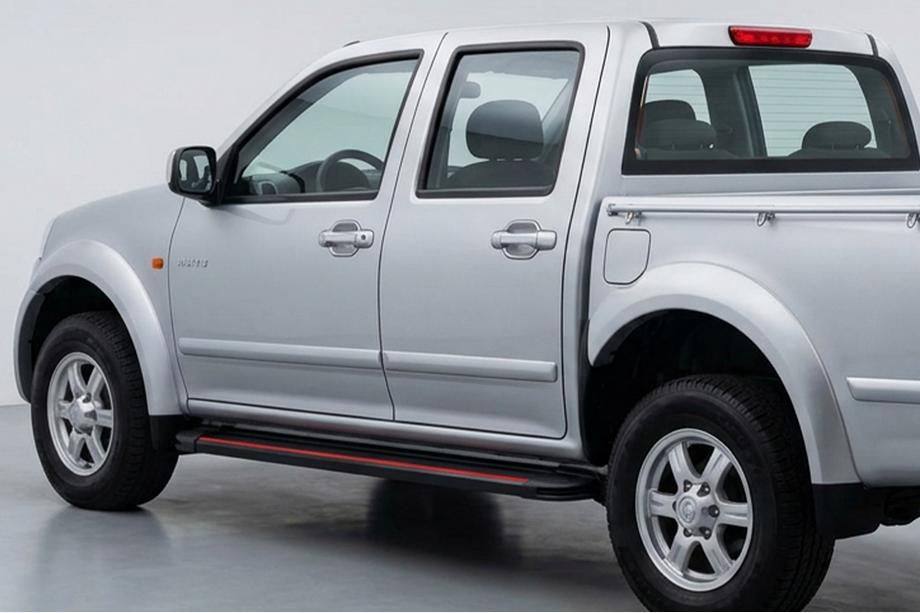 GreatWall Wingle 5 2006– Side steps Maya Red (2 stuks, aluminium) Image