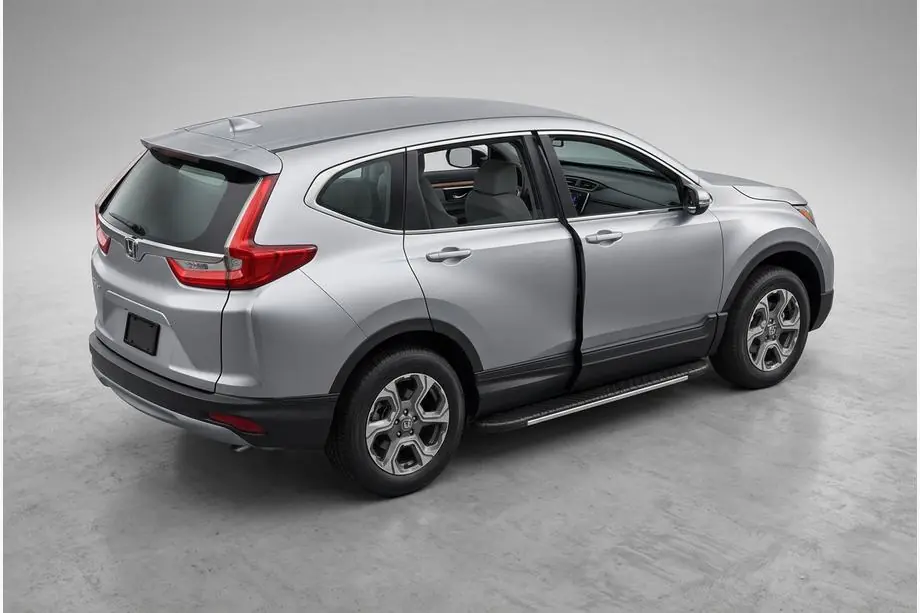 Honda CRV 2017–2022 Bosphorus Grey zijsteps (set van 2, aluminium) Image