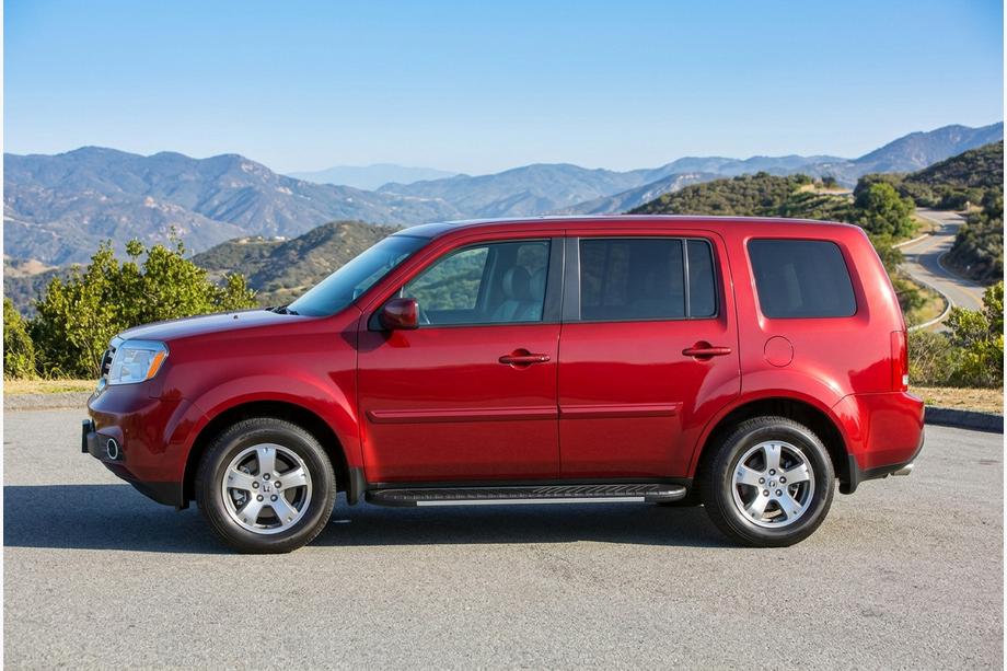 Honda Pilot 2008–2015 Bosphorus Grey zijsteps (set van 2, aluminium) Image