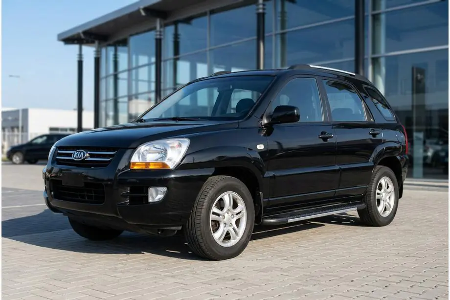 Kia Sportage 2004–2010 Bosphorus Grey zijsteps (set van 2, aluminium) Foto 1