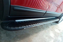 Kia Sorento II XM 2009–2014 Bosphorus Grey zijsteps (set van 2, aluminium) 2013-2016 foto 2