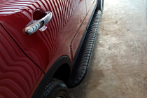 Kia Sorento II XM 2009–2014 Bosphorus Grey zijsteps (set van 2, aluminium) 2013-2016 foto 7