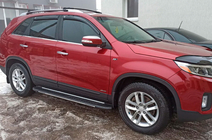 Kia Sorento II XM 2009–2014 Bosphorus Grey zijsteps (set van 2, aluminium) 2013-2016 foto 8