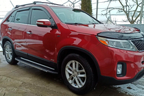 Kia Sorento II XM 2009–2014 Bosphorus Grey zijsteps (set van 2, aluminium) 2013-2016 foto 10