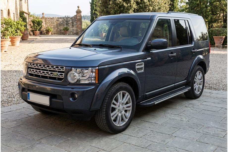 Land Rover Discovery IV 2009–2017 Bosphorus Grey zijsteps (set van 2, aluminium) Image