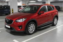 Mazda CX-5 2012–2017 Bosphorus Grey zijsteps (set van 2, aluminium) foto 1