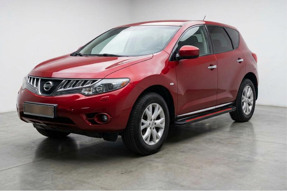 Nissan Murano 2008–2014 Side steps Maya Red (2 stuks, aluminium) Foto 1