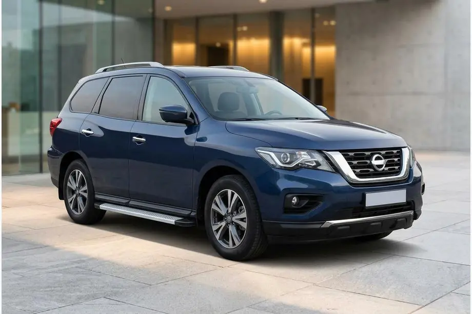 Nissan Pathfinder R52 2012–2021 Zijtreden Maya V2 (set van 2, aluminium) Image