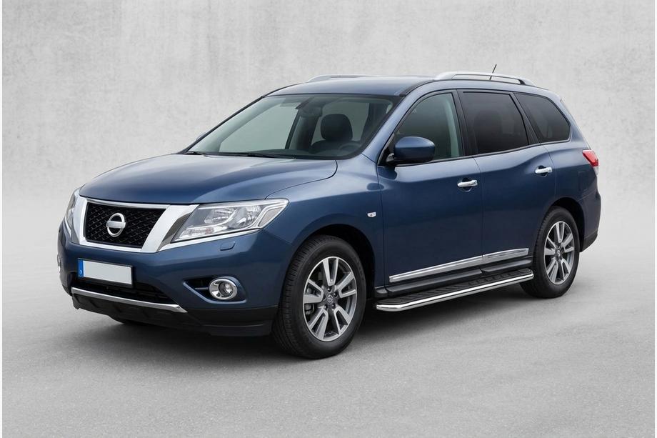 Nissan Pathfinder R52 2012–2021 Side steps Maydos V1 (set van 2, aluminium) Foto 1