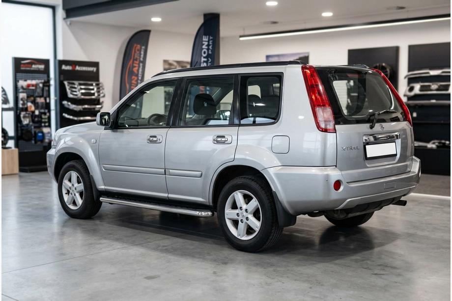 Nissan X-trail T30 2002–2007 Side steps Maydos V1 (set van 2, aluminium) Image
