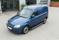 Opel Combo 2002–2012 Bosphorus Grey zijsteps (set van 2, aluminium) foto 1