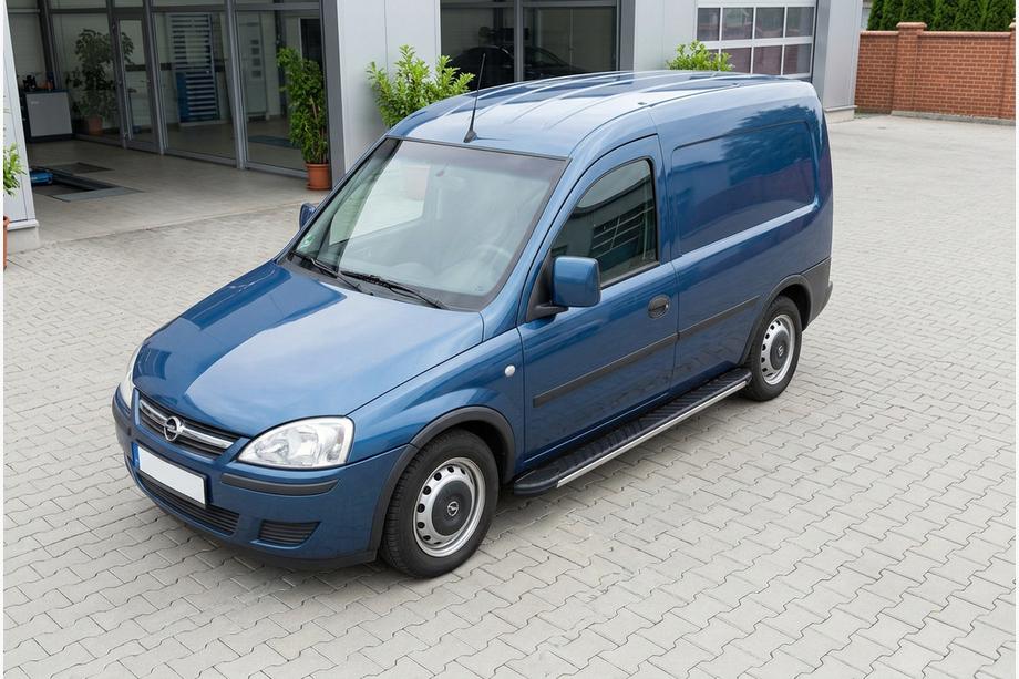 Opel Combo 2002–2012 Bosphorus Grey zijsteps (set van 2, aluminium) Image