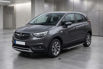 Opel Crossland X 2017–2024 Bosphorus Grey zijsteps (set van 2, aluminium) foto 1