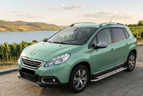 Peugeot 2008 2013–2019 Zijtreden Maydos V2 (2 st., aluminium/RVS) foto 1