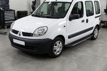 Renault Kangoo 1998–2008 Bosphorus Grey zijsteps (set van 2, aluminium) foto 1