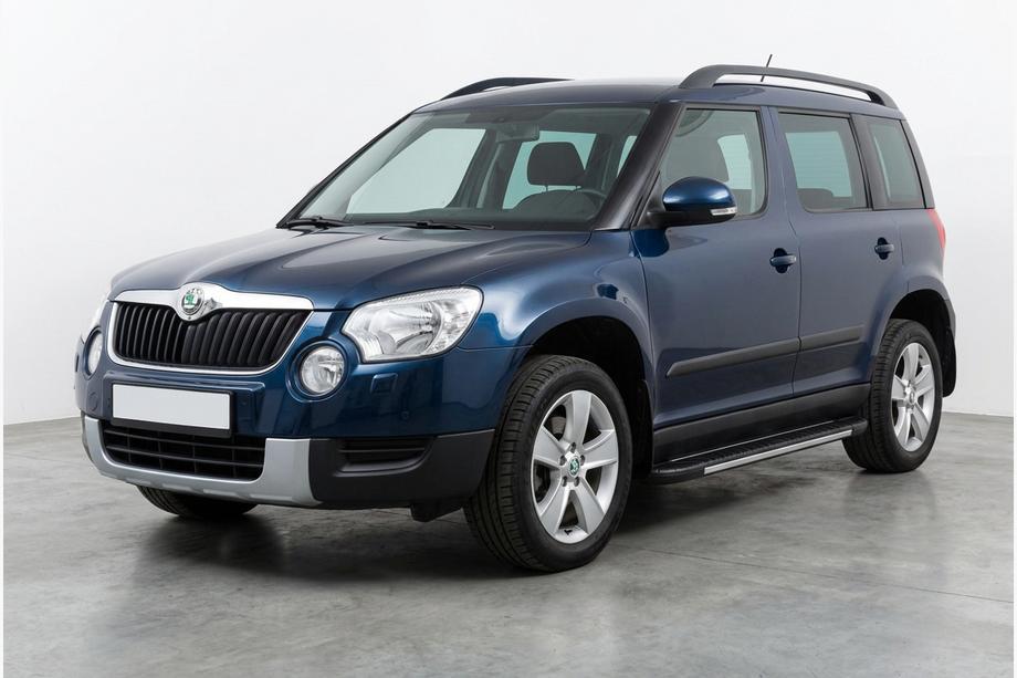 Skoda Yeti 2009–2017 Bosphorus Grey zijsteps (set van 2, aluminium) Image