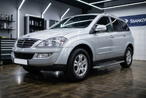 SsangYong Kyron 2005–2014 Zijtreden Maydos V2 (2 st., aluminium/RVS) foto 1