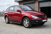 SsangYong Action 2005–2018 Side steps Maya Red (2 stuks, aluminium) foto 1