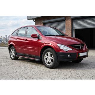 Side steps Maya Red (2 stuks, aluminium) SsangYong Action 2005–2018 foto 1